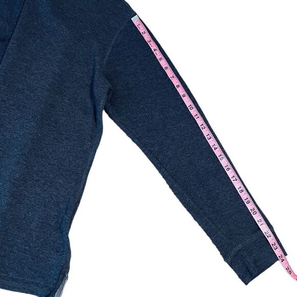 Grey Marl long sleeve waffle fabric T-shirt - Perry Ellis - Picture 7 of 7